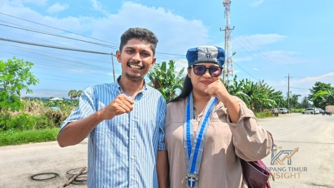 
					Ketua Cabang GMKI kupang Andraviani F. U. Laiya Bersama Kabid Aksi dan Pelayanan Putra Umbu Toku Ngudang. Foto: Dok. Pribadi/