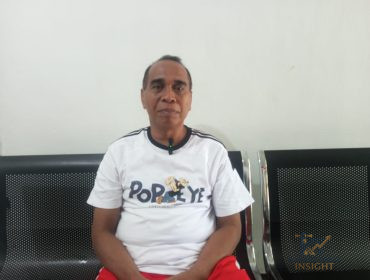 Kepala Bagian Teknik dan Pengembangan Perumda Pasar Kota Kupang, Jemrit Meyok aat ditemui wartawan Kupang Timur INSIGHT.com di kantor Perumda, Jumat (22/5/2026). Foto: Dok. Yanto/