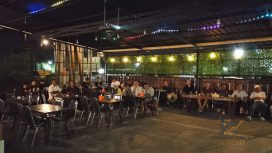 Suasana Nobar KSPSI. Foto: Dok. Yanto/