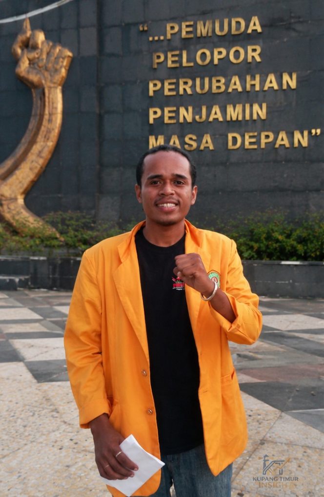 
					Ketua BEM PT Undana Kupang, Glen Rezy Snae,. Foto: Dok. Yanto/