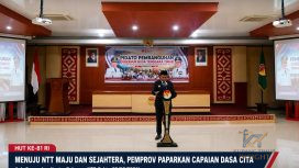 Penyampaian Capaian Dasa Cita oleh Gubernur NTT. Foto: Dok. Yanto/